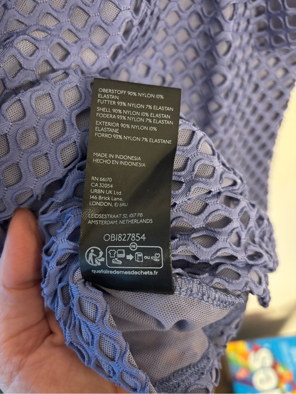 NWT Anthropologie Lavender Mesh Tank Top - Picture 5 of 5
